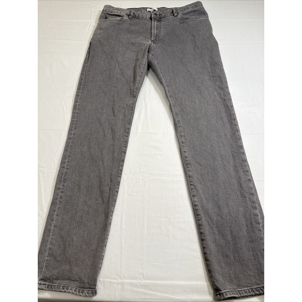 Peter Millar Charcoal Slim Straight Jeans